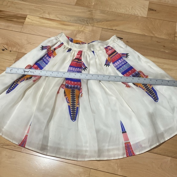 MSGM Colourful Patterned Silk Skirt - Picture 4 of 13